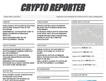 Tablet Screenshot of cryptoreporter.com